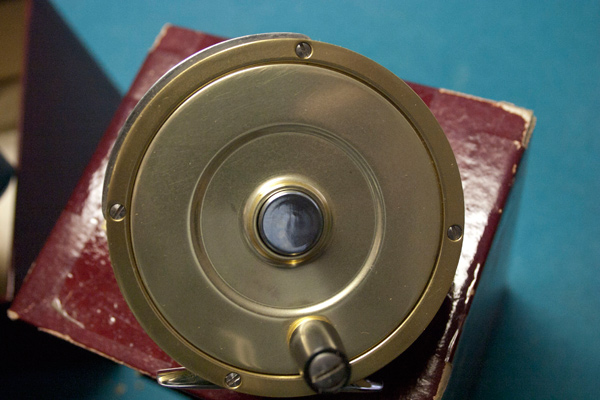 Fin Nor Fly Reel from Back